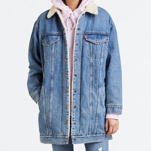Levi Sherpa Jean Jacket